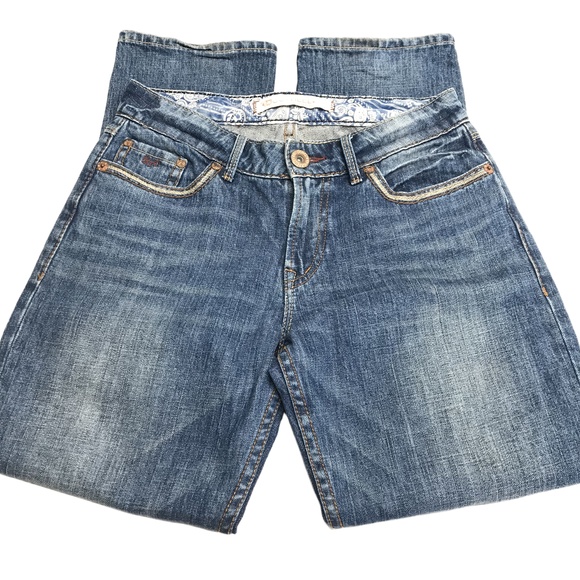 Bootheel Trading Co Denim - Bootheel Trading Co Blue Denim Kennett Straight Jeans By Sheryl Crow Women's